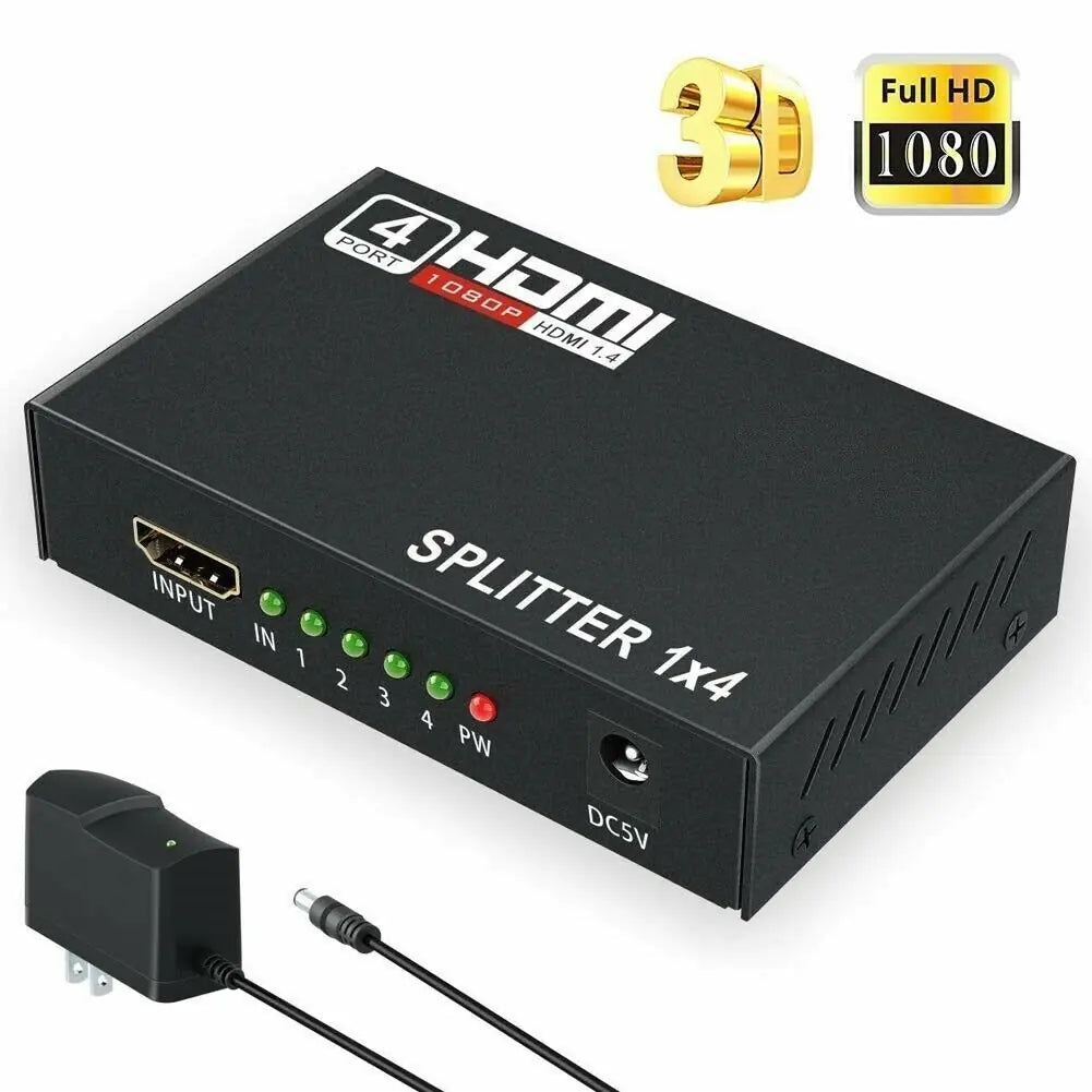 4 Port HDMI 4K Hub Multi Splitter