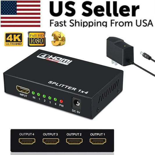 4 Port HDMI 4K Hub Multi Splitter