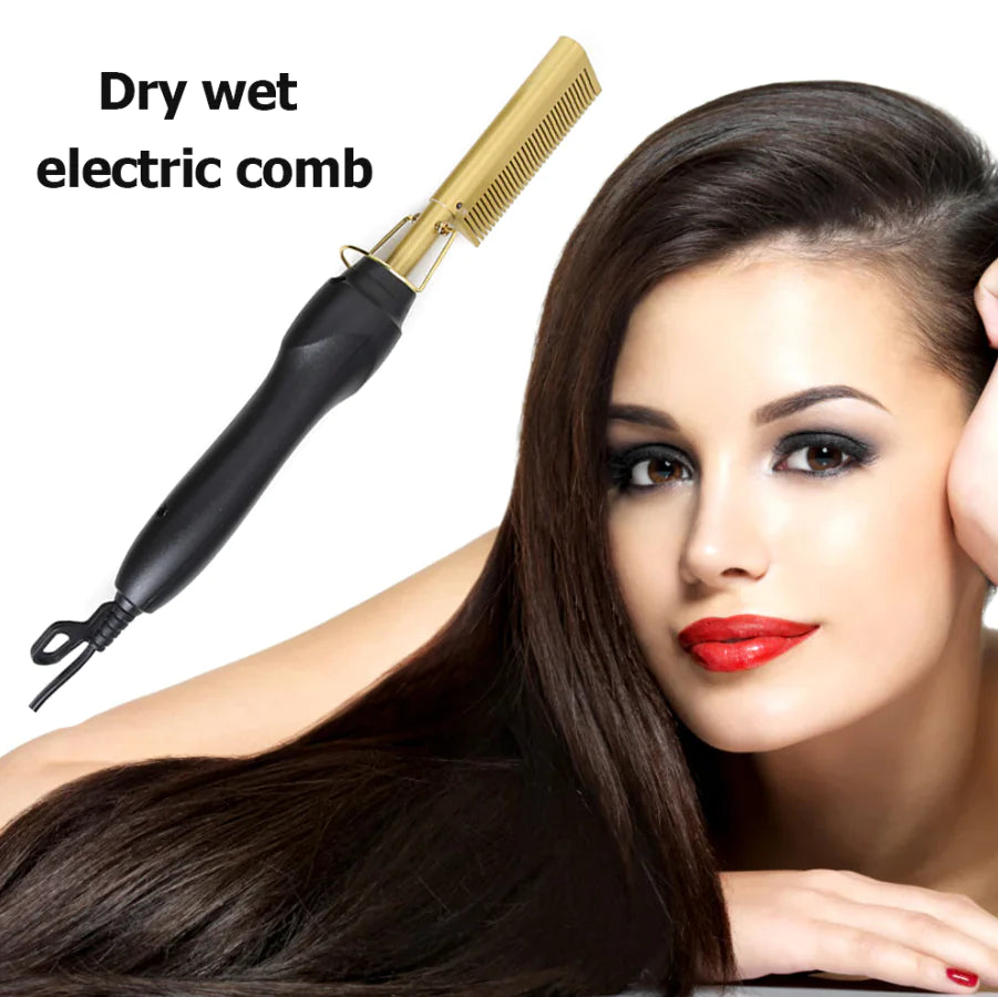 Hair Straightener Comb Pro Electric Beard Straightening