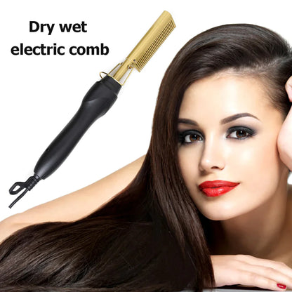 Hair Straightener Comb Pro Electric Beard Straightening