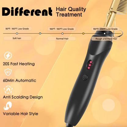 Hair Straightener Comb Pro Electric Beard Straightening