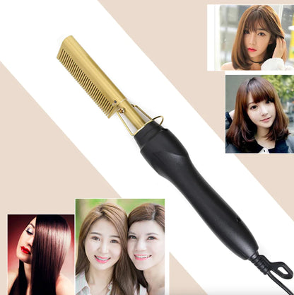 Hair Straightener Comb Pro Electric Beard Straightening